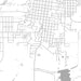 Havre Montana Map Print in Classic Style Zoomed In Close Up Showing Details