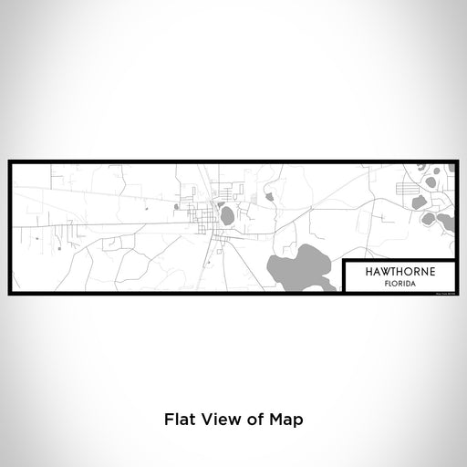 Flat View of Map Custom Hawthorne Florida Map Enamel Mug in Classic
