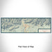 Flat View of Map Custom Helper Utah Map Enamel Mug in Woodblock