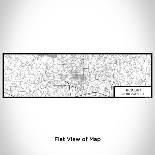 Flat View of Map Custom Hickory North Carolina Map Enamel Mug in Classic