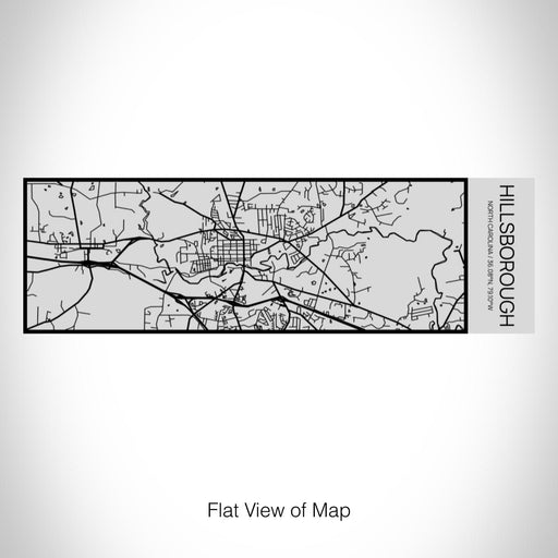 Rendered View of Hillsborough North Carolina Map on 10oz Stainless Steel Insulated Cup with Sipping Lid