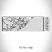Rendered View of Hilton Head South Carolina Map on 10oz Stainless Steel Insulated Cup with Sipping Lid