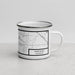 Right View Custom Hinckley Minnesota Map Enamel Mug in Classic