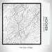 Rendered View of Hoover Alabama Map on 17oz Stainless Steel Insulated Tumbler in Classic Map Style