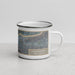 Right View Custom Huntington West Virginia Map Enamel Mug in Afternoon