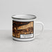 Right View Custom Huntington West Virginia Map Enamel Mug in Ember