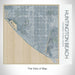 Rendered View of Huntington Beach California Map on 17oz Stainless Steel Insulated Tumbler in Afternoon Map Style