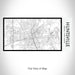 Rendered View of Huntsville Alabama Map on 17oz Stainless Steel Insulated Bottle with printed classic style map