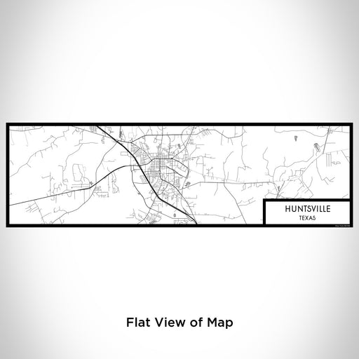 Flat View of Map Custom Huntsville Texas Map Enamel Mug in Classic