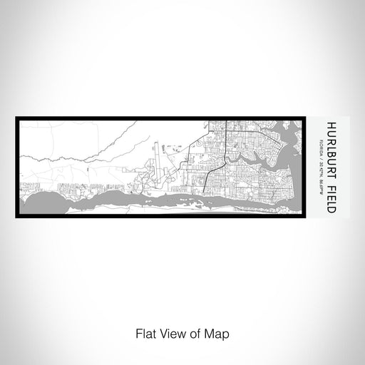 Rendered View of Hurlburt Field Florida Map on 10oz Stainless Steel Insulated Cup in Classic with Sliding Lid