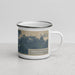 Right View Custom International Falls Minnesota Map Enamel Mug in Afternoon