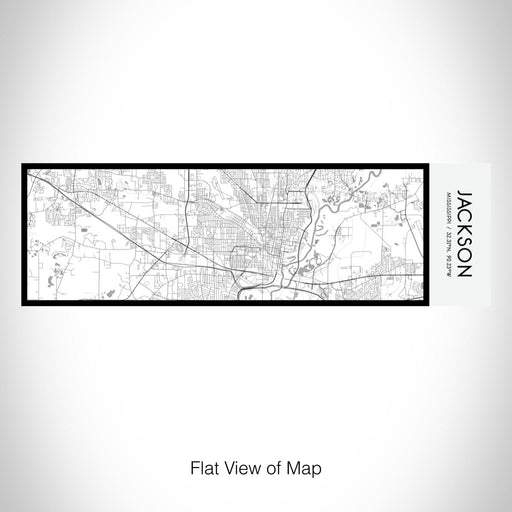 Rendered View of Jackson Mississippi Map on 10oz Stainless Steel Insulated Cup in Classic with Sliding Lid