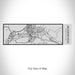 Rendered View of Jackson Hole Wyoming Map on 10oz Stainless Steel Insulated Cup with Sipping Lid