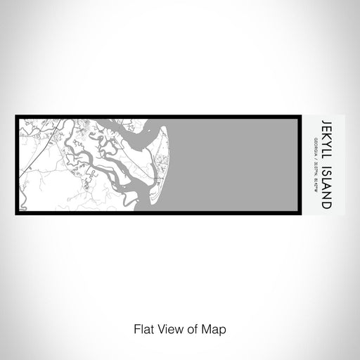 Rendered View of Jekyll Island Georgia Map on 10oz Stainless Steel Insulated Cup in Classic with Sliding Lid