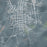 Johnstown New York Map Print in Afternoon Style Zoomed In Close Up Showing Details