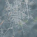 Johnstown New York Map Print in Afternoon Style Zoomed In Close Up Showing Details