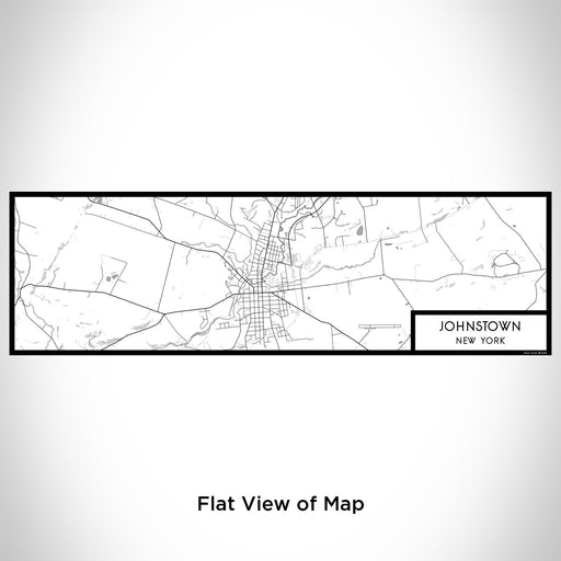Flat View of Map Custom Johnstown New York Map Enamel Mug in Classic