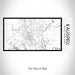 Rendered View of Kalispell Montana Map on 17oz Stainless Steel Insulated Bottle with printed classic style map
