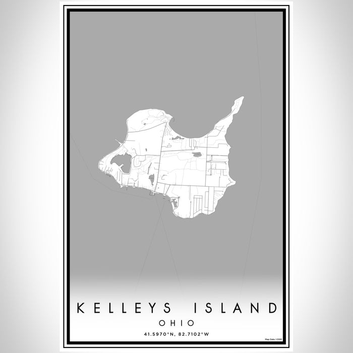 Kelleys Island - Ohio Map Print in Classic — JACE Maps
