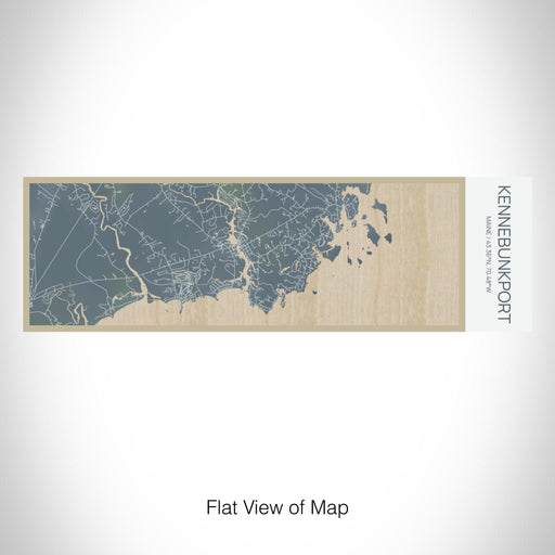 Rendered View of Kennebunkport Maine Map on 10oz Stainless Steel Insulated Cup in Afternoon with Sliding Lid