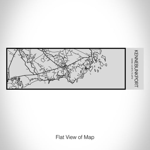 Rendered View of Kennebunkport Maine Map on 10oz Stainless Steel Insulated Cup with Sipping Lid