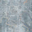 Kent Washington Map Print in Afternoon Style Zoomed In Close Up Showing Details