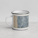 Left View Custom Kent Washington Map Enamel Mug in Afternoon