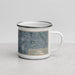 Right View Custom Kent Washington Map Enamel Mug in Afternoon