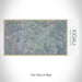 Rendered View of Kigali Rwanda Map on 17oz Stainless Steel Insulated Bottle with printed afternoon style map