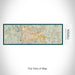 Rendered View of Kigali Rwanda Map on 10oz Stainless Steel Insulated Cup in Woodblock with Sliding Lid