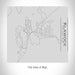 Rendered View of Klawock Alaska Map on 17oz Stainless Steel Insulated Tumbler