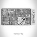 Rendered View of La Grange Illinois Map on 17oz Stainless Steel Insulated Cola Bottle in Stainless