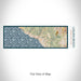 Rendered View of Laguna Beach California Map on 10oz Stainless Steel Insulated Cup in Woodblock with Sliding Lid