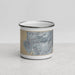 Front View Custom La Jolla California Map Enamel Mug in Afternoon