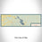 Flat View of Map Custom Lake Livingston Texas Map Enamel Mug in Woodblock