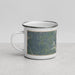 Left View Custom Lake Martin Alabama Map Enamel Mug in Afternoon