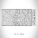 Rendered View of Lake Wylie Carolinas Map on 17oz Stainless Steel Insulated Cola Bottle