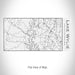 Rendered View of Lake Wylie Carolinas Map on 17oz Stainless Steel Insulated Cola Bottle in White