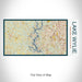 Rendered View of Lake Wylie Carolinas Map on 17oz Stainless Steel Insulated Bottle with printed woodblock style map