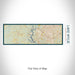 Rendered View of Lake Wylie Carolinas Map on 10oz Stainless Steel Insulated Cup in Woodblock with Sliding Lid