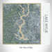 Rendered View of Lake Wylie Carolinas Map on 17oz Stainless Steel Insulated Tumbler in Afternoon Map Style