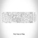 Rendered View of Lake Zurich Illinois Map Engraving on 10oz Stainless Steel Insulated Cup with Sliding Lid in White