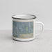 Right View Custom Lancaster California Map Enamel Mug in Afternoon