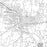 Lancaster Ohio Map Print in Classic Style Zoomed In Close Up Showing Details