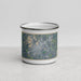 Front View Custom La Porte Indiana Map Enamel Mug in Afternoon