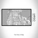 Rendered View of Largo Florida Map on 17oz Stainless Steel Insulated Bottle with printed classic style map