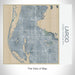 Rendered View of Largo Florida Map on 17oz Stainless Steel Insulated Tumbler in Afternoon Map Style