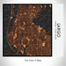 Rendered View of Largo Florida Map on 17oz Stainless Steel Insulated Tumbler in Ember Map Style
