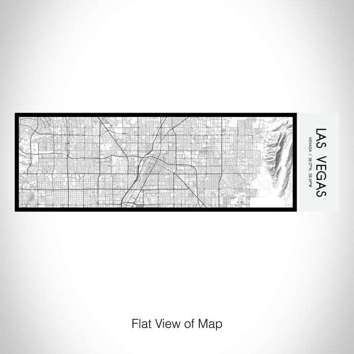 Rendered View of Las Vegas Nevada Map on 10oz Stainless Steel Insulated Cup in Classic with Sliding Lid