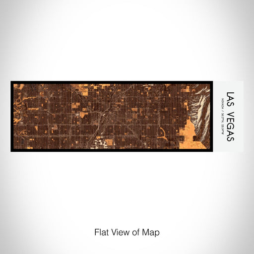 Rendered View of Las Vegas Nevada Map on 10oz Stainless Steel Insulated Cup in Ember with Sliding Lid